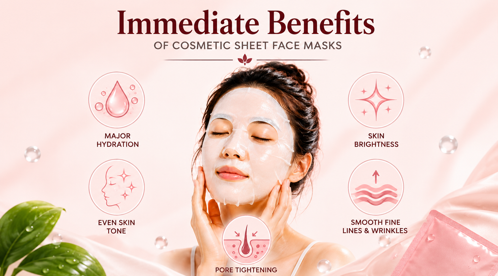Cosmetic Sheet Face Masks - Immediate Benefits and Instant Results