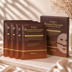 WellDerma Premium Retinol Collagen Lifting Restore Mask (box of 4)