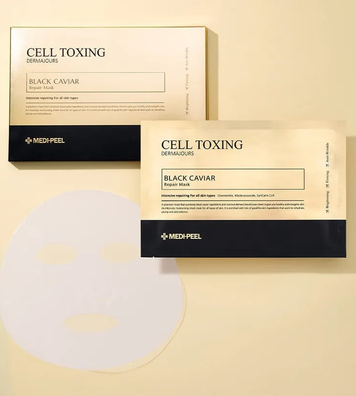 MEDI-PEEL - Cell Toxing Black Caviar Derma Jours Repair Sheet Mask