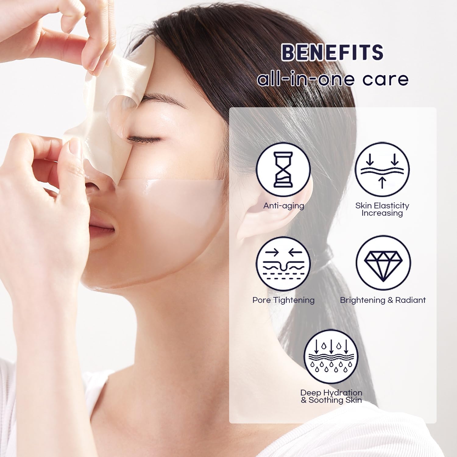 WellDerma Premium Retinol Collagen Lifting Restore Fitting Mask
