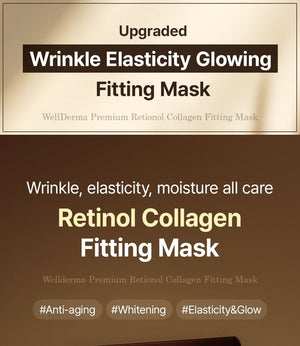 WellDerma Premium Retinol Collagen Lifting Restore Fitting Mask
